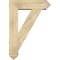 Ekena Millwork Traditional Arts and Crafts Rough Sawn Bracket w/ Offset Brace, Douglas Fir, 8"W x 28"D x 40"H BKT0806X28X40TRA03RDF - alternate 2